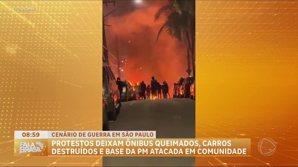 Mais um homem morre durante protestos violentos na zona sul de São Paulo