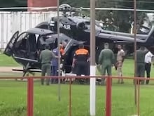 Uma mulher gravemente ferida foi resgatada pela aeronave do jogador