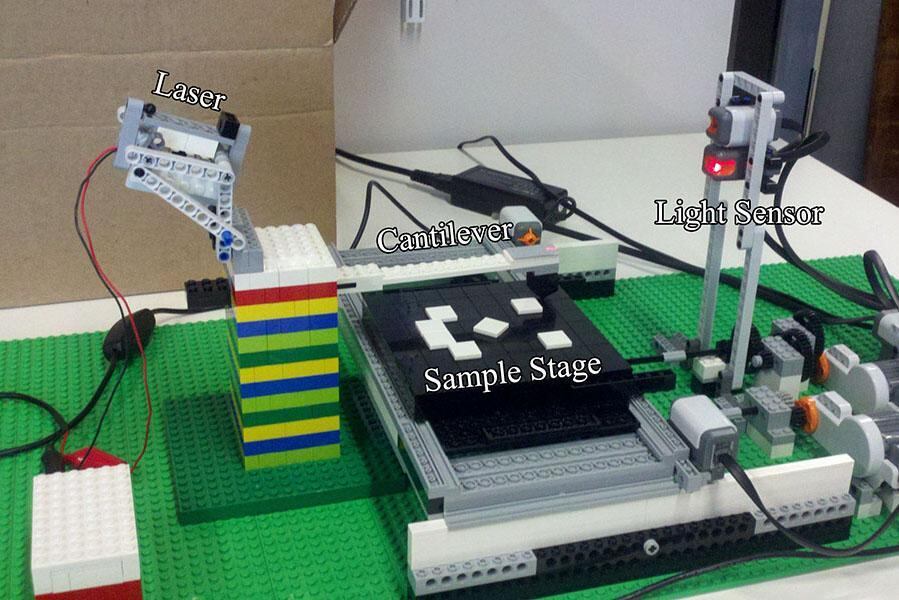 Microscópio de Força Atômica

Responsável por medir forças menores que 1μN, o Microscópio de Força Atômica pode custar até U$ 100 mil. Pensando em produzir uma versão mais barata, universitários desenvolveram um protótipo do microscópio que custa até R$ 560 (U$ 250) feito inteiramente de pedaços de Lego e partes de uma impressora 3D