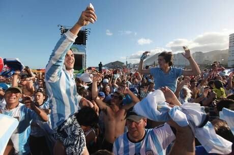 Argentinos se sentiram em casa no Rio de Janeiro