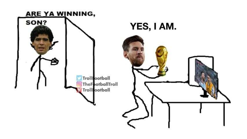 Zoeiras com Mbappé e montagens enaltecendo desempenho de Lionel Messi na Copa: os memes do tricampeonato da Argentina