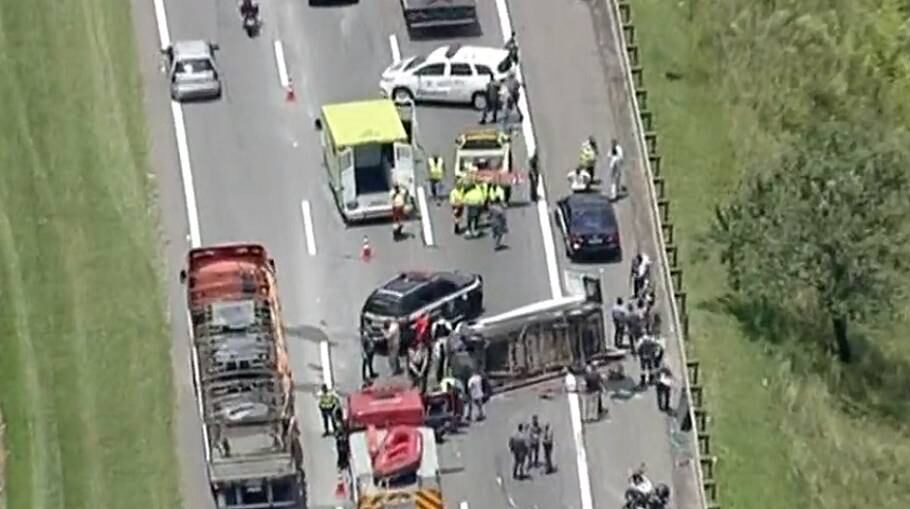 Acidente ocorreu nesta segunda-feira (24)