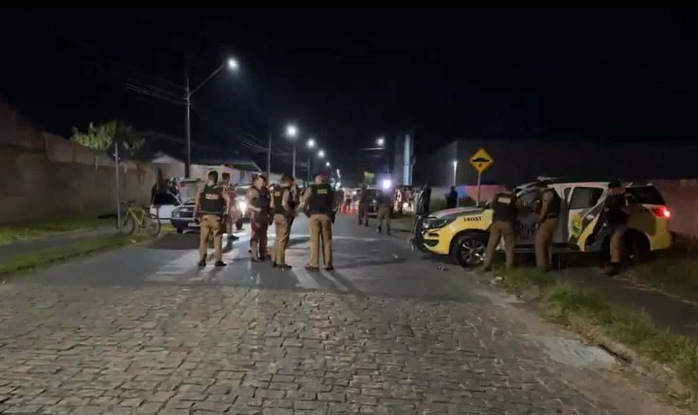 Tiroteio em São José dos Pinhais termina com um morto e um ferido