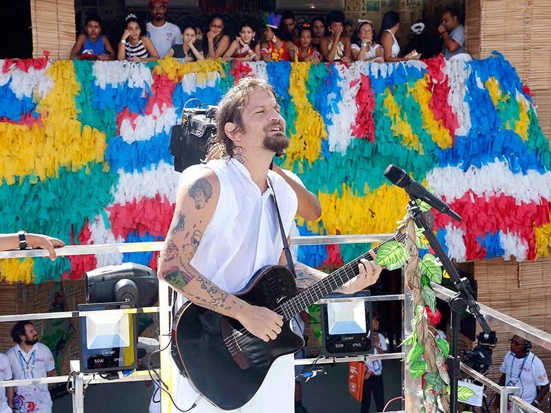 O tema do trio nesta segunda-feira foi a 'Pipoca Doce'
