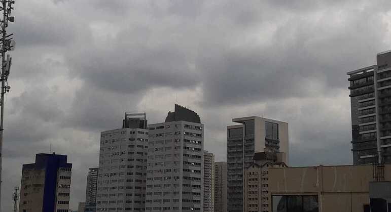 Céu nublado em São Paulo