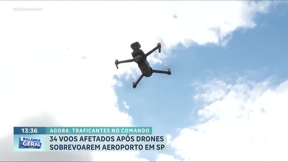 Balanço Geral conversa com passageiros afetados por drones no Aeroporto Internacional de Guarulhos