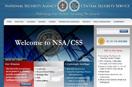 O site da NSA estava operacional às 22h00 locais (0h30 de Brasília)