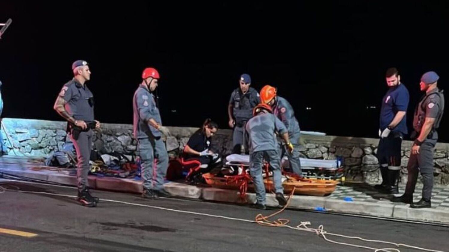 Segundo a PM, queda foi acidental