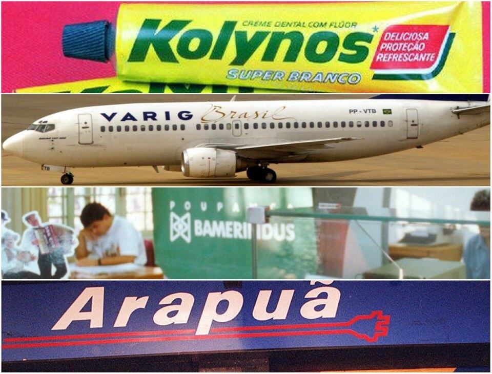 Nos últimos 20 anos, diversas marcas conhecidas entre os brasileiros desapareceram, seja por compra, como foi o caso da Kolynos e dos postos Texaco, ou por falência das empresas, a exemplo da Varig e da Transbrasil. Conheça as histórias do fim dessas marcas nas próximas fotos