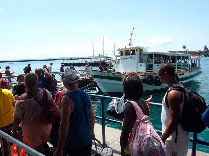 Travessia com destino à Ilha de Itaparica a está operando, desde as 5h, com 10 embarcações