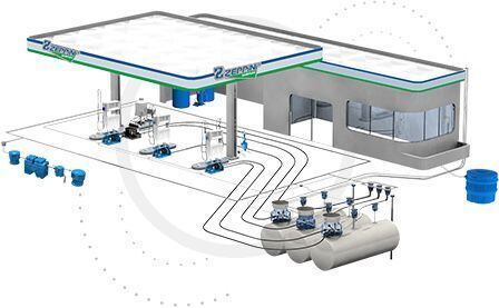 Estrutura de um posto de combustível: válvulas e dispositivos para evitar acidentes como explosões