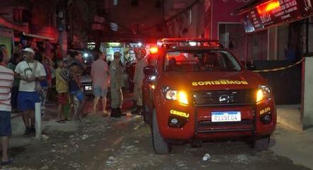 Desabamento não deixou feridos, segundo bombeiros