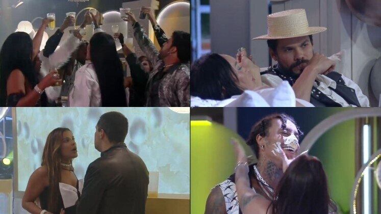 Festa Perola 

Com uma decoração impecável, a festa Pérola rendeu muitos babados, risadas e até mesmo reconciliações e desentendimentos entre amigos. Medrado e Gabriel tiveram uma DR que acabou em reconciliação. A cantora havia se afastado do influencer por conta de falas que julgou ofensivas. Rolou ainda o desabafo de Gyselle sobre a situação com Servo com alguns companheiros de confinamento, mas, no fim, os pombinhos fizeram as pazes. E, como bons inimigos do fim, o final da festa foi marcado pela bagunça! Os Conquisteiros decidiram brincar de jogar bolo um na cara do outro, se sujando de glacê e chantily enquanto soltavam boas gargalhadas, e logo engataram o velho e bom grito: "Eu não vou embora!".