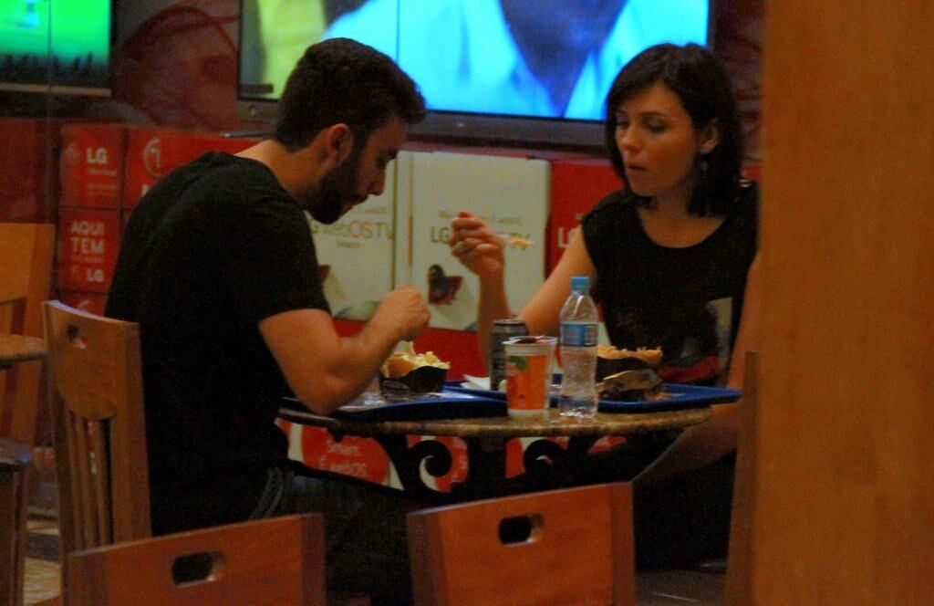 Os dois estavam em um shopping, no Rio de Janeiro