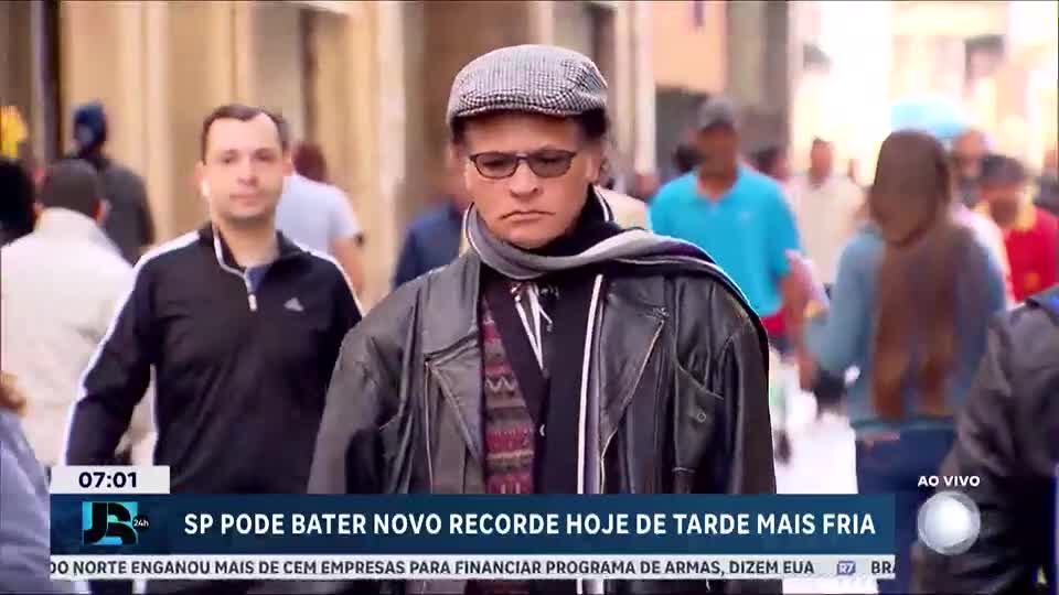 São Paulo pode ter tarde mais fria do ano nesta quarta-feira (2)