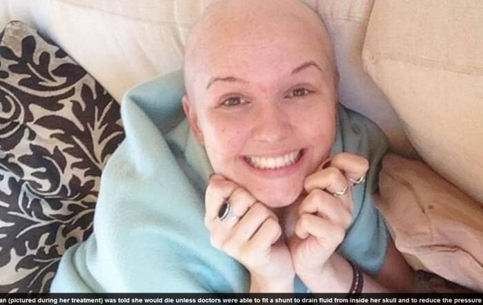 

Levada ao hospital, Louis conta que ela passou por
uma tomografia.

 — Uma ressonância magnética mostrou que eu tinha
um bloco de fluido no meu cérebro e que eu precisaria de um shunt [espécie de tubo] utilizado para drenar o líquido