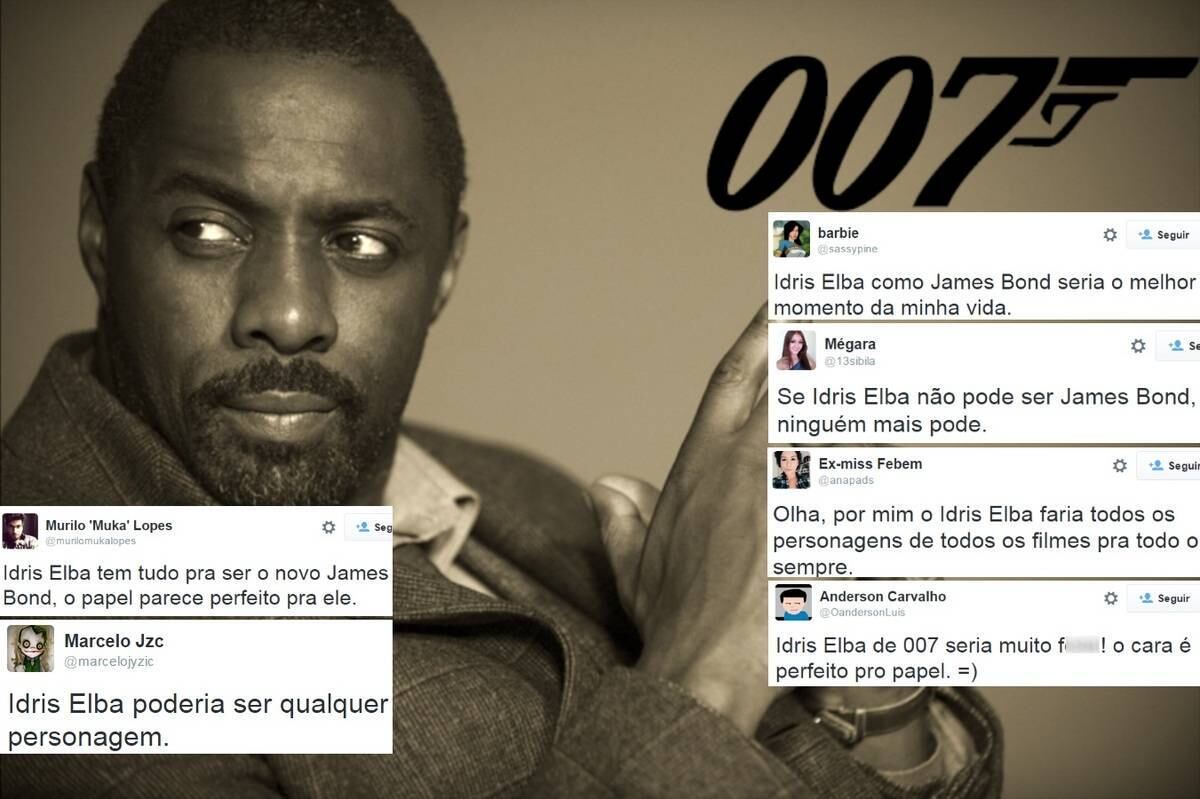 6) O povo quer!
Nas redes sociais, muitos internautas defendem Elba como uma ótima escolha para o próximo 007. Se até os fãs aprovaram...
