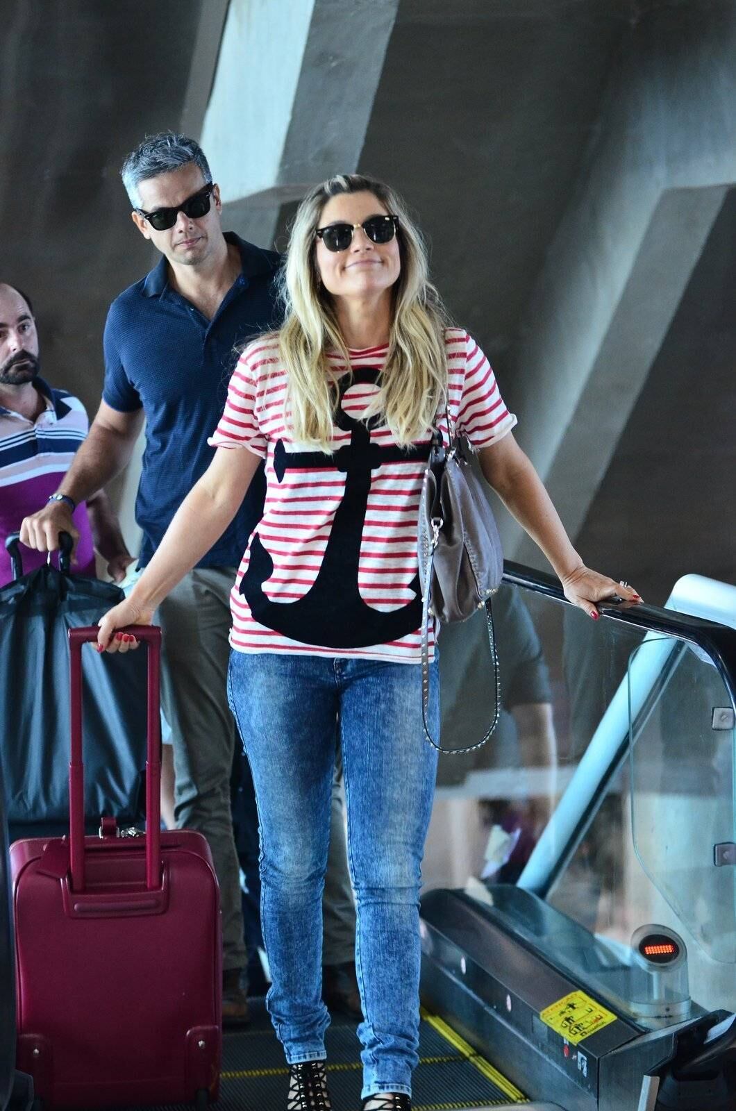 Durante a gravidez de Olívia, Flávia Alessandra, que é casada com Otaviano Costa, ficou com vontade de comer peixe