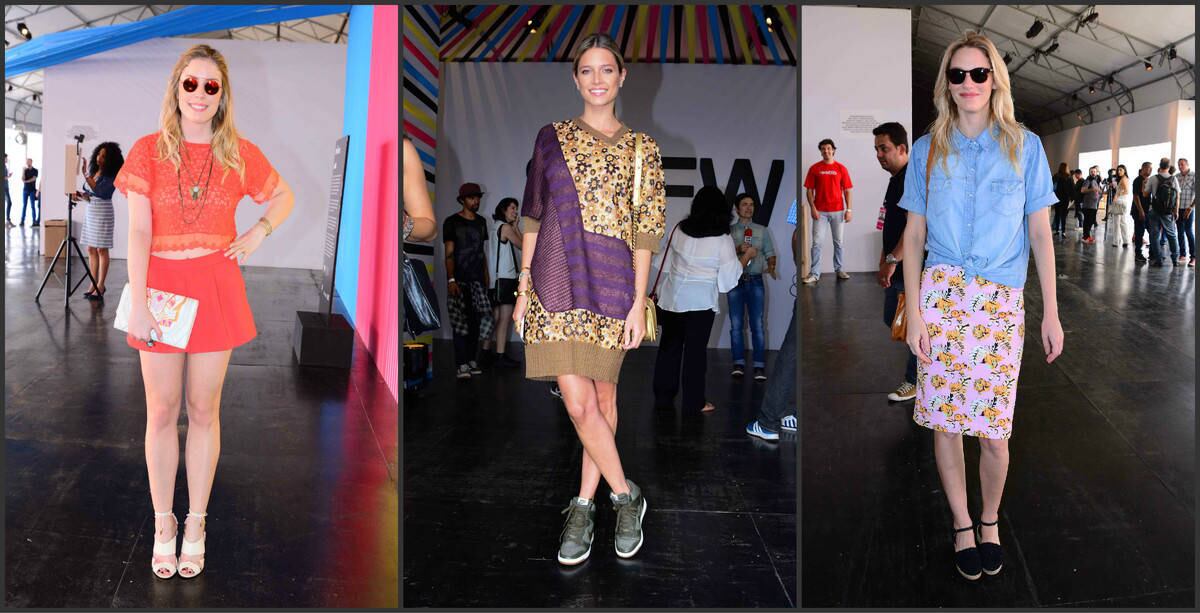 A maratona de desfiles da São Paulo Fashion Week já começou e os corredores das tendas armadas no Parque Cândido Portinari começam a ser tomados por famosas que capricham nos looks para acompanhar a temporada. Nesta segunda (3), desfilam as marcas Animale, Uma (por Raquel Davidowicz), Victor Dzenk, PatBo e Cavalera. Confira quem já está por lá para acompanhar o primeiro dia
Assista: Aline Weber é eleita a top número um da atualidade, segundo pesquisa do SPFW