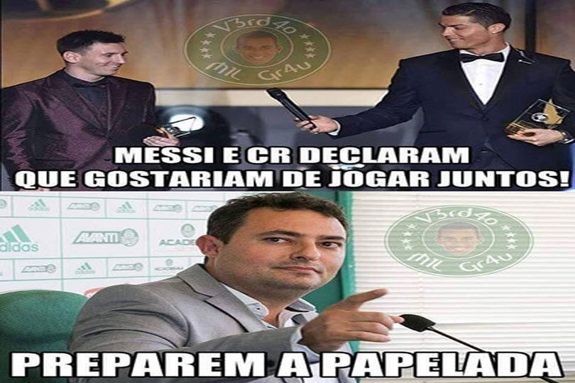 Cristiano Ronaldo e Messi a caminho do Verdão? Será?