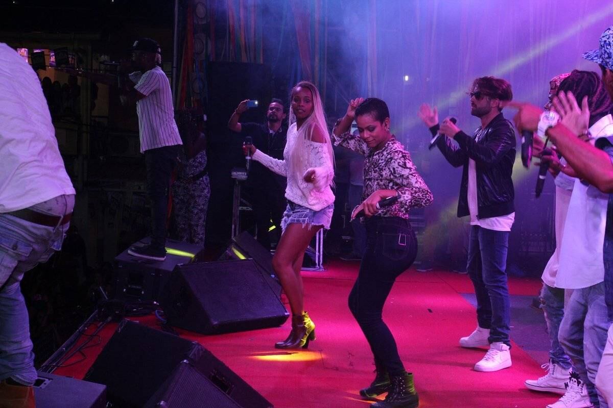 O grupo Melanina Carioca também se apresentou no palco do evento