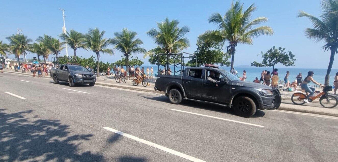 PM fez abordagens a ônibus que foram para zona norte