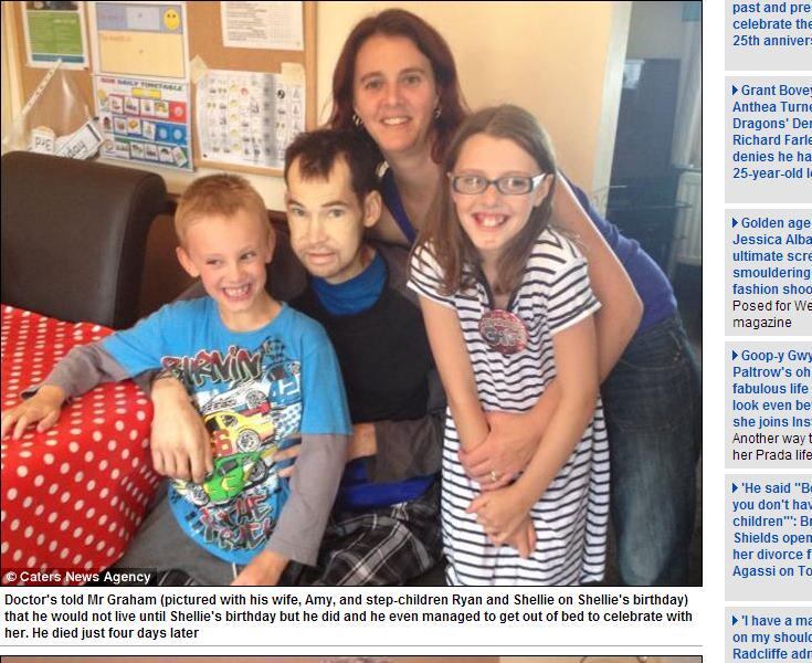 O outro desejo de Ryan, passar o dia dos pais com o seus enteados,
também foi realizado. A viúva afirmou ao jornal, que foi um dia muito especial
além dos presentes que ele recebeu.

 



— Ele foi um segundo pai para os meus filhos. No Dia dos Pais ele montou uma caixa para cada um deles como uma memória. Cheia de fotos
das férias e de momentos que passamos juntos