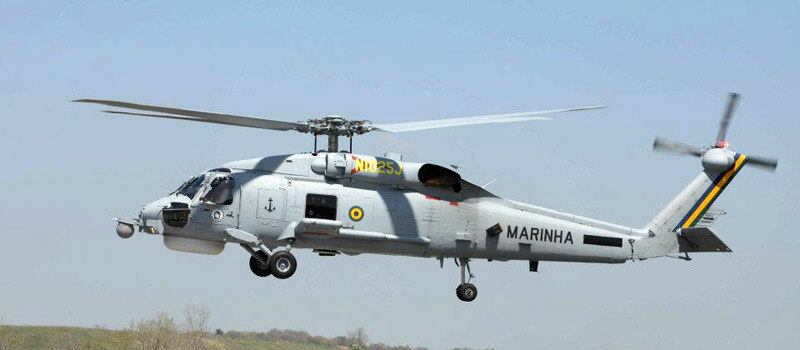 O helicóptero MH-16 é usado em missões de busca e salvamento