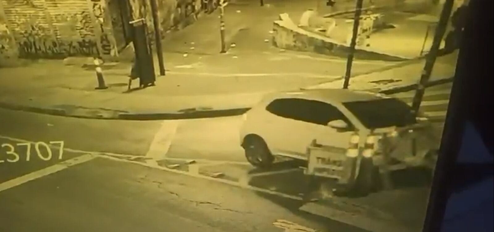 Apesar da gravidade do acidente, ninguém ficou ferido