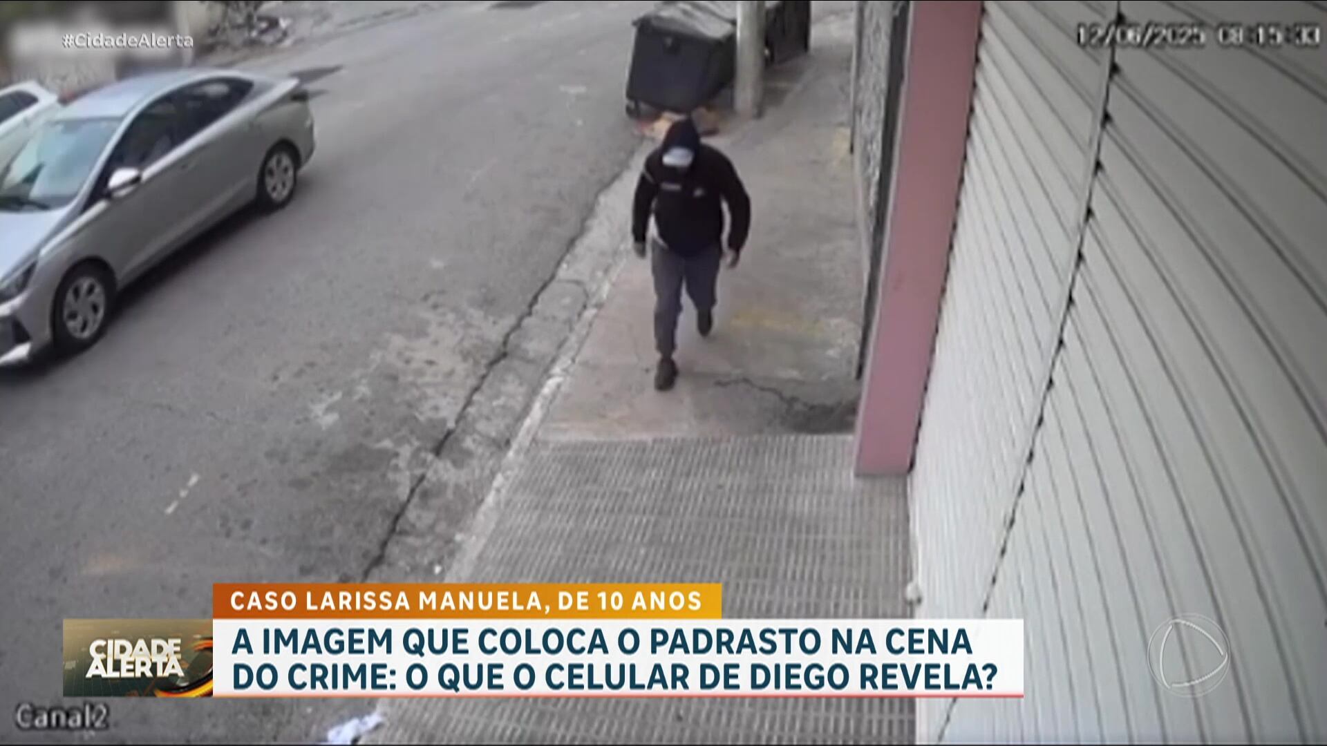 Veja a imagem que colocou o padrasto de Larissa Manuela na cena do crime