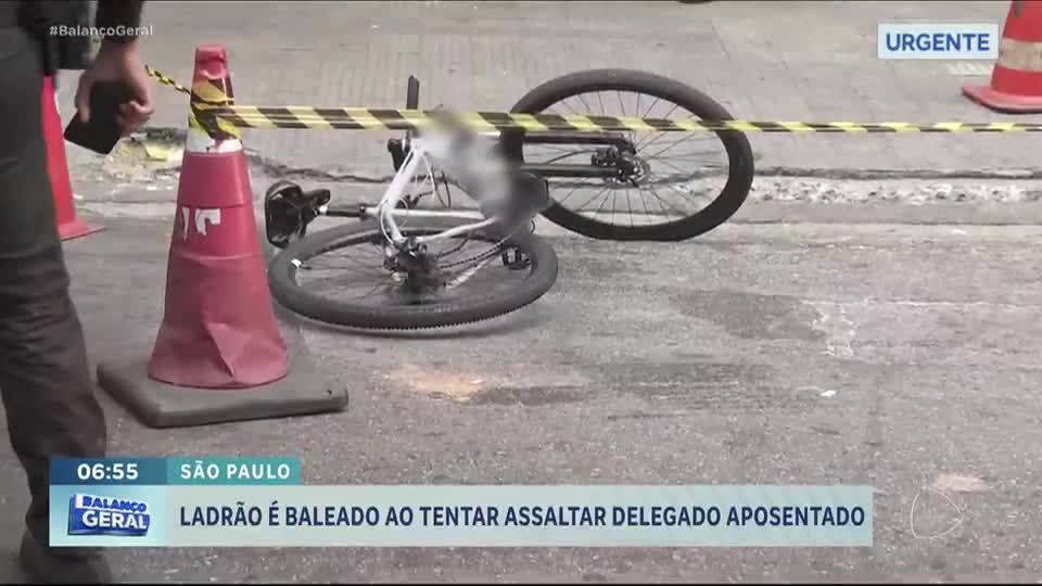 Delegado aposentado reage a tentativa de assalto e atira em criminoso