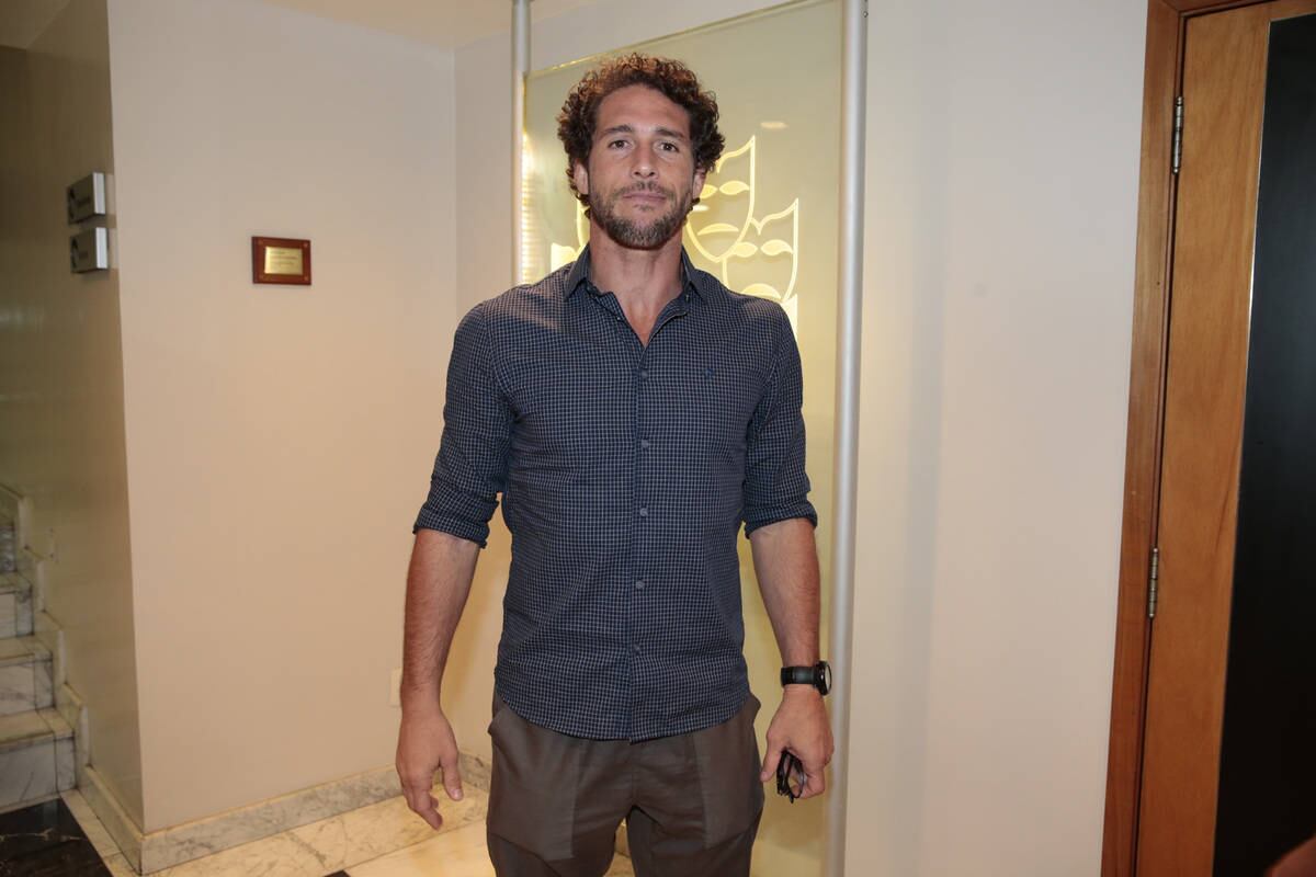 Flavio Canto também marcou presença no local