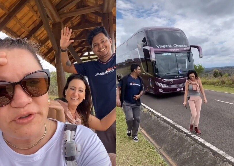Momento inusitado foi compartilhado na rede social