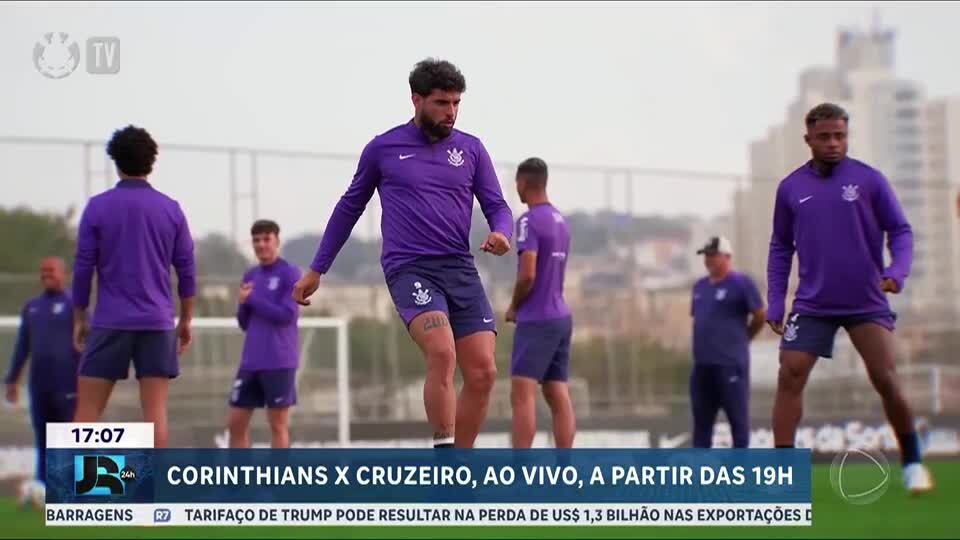 Corinthians e Cruzeiro se enfrentam em duelo com transmissão da RECORD