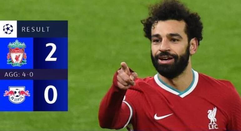 Salah, cada vez mais o astro do Liverpool
