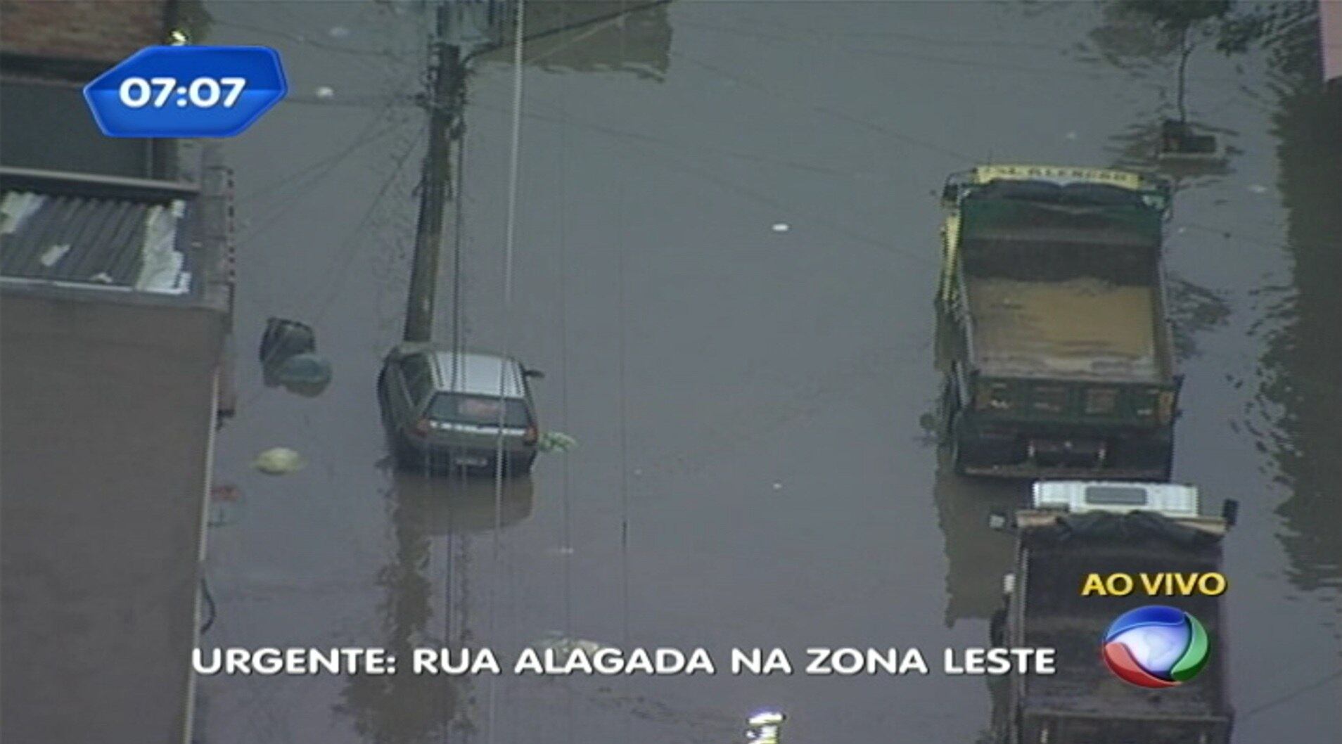 Zona leste era uma das regiões afetadas por conta da chuva