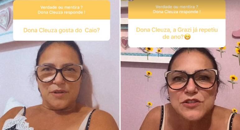 Cleuza Soares falou sobre o genro