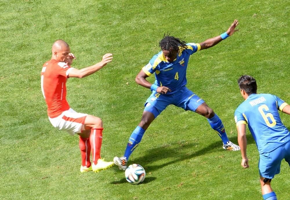 Suíça bateu o Equador por 2 a 1 em jogo válido pelo Grupo E

