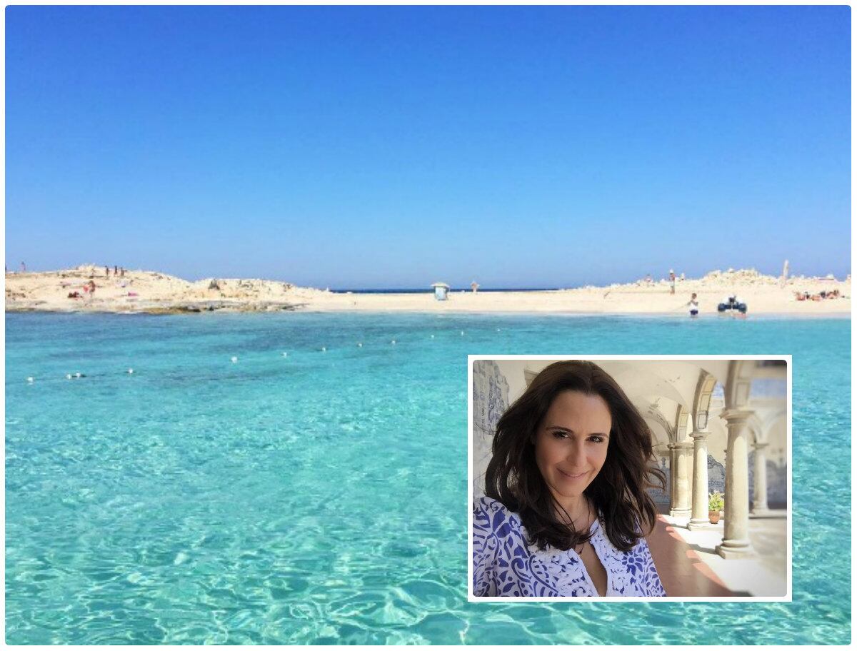 Guilhermina Guinle foi para Ibiza, na Espanha