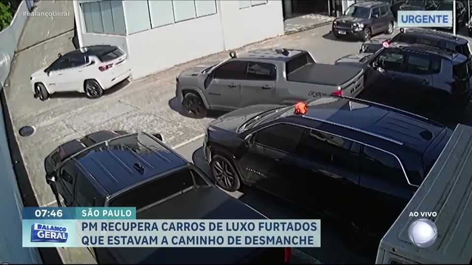 Polícia recupera carros de luxo furtados de concessionária na zona sul de São Paulo