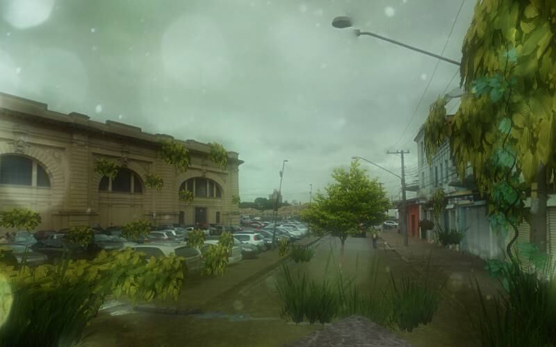 Imagine a região do Mercadão de São Paulo depois de um apocalipse zumbi!