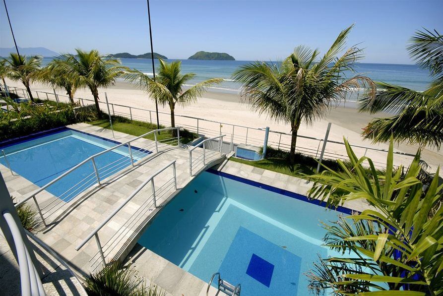 A propriedade fica na praia de
Juquehy, em São Sebastião, litoral norte de São Paulo
