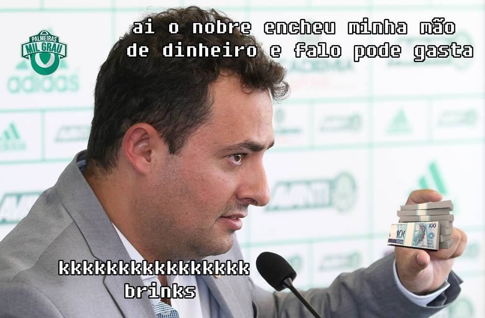 Dinheiro tá liberado no Verdão...