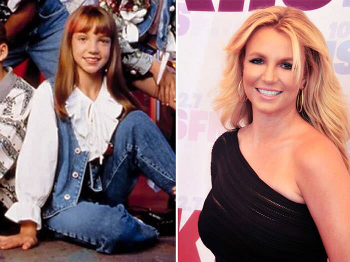 Britney
começou sua carreira no Clube do Mickey 
