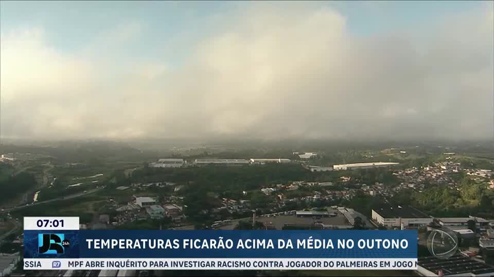 Outono começa com expectativa de temperaturas mais altas que o normal