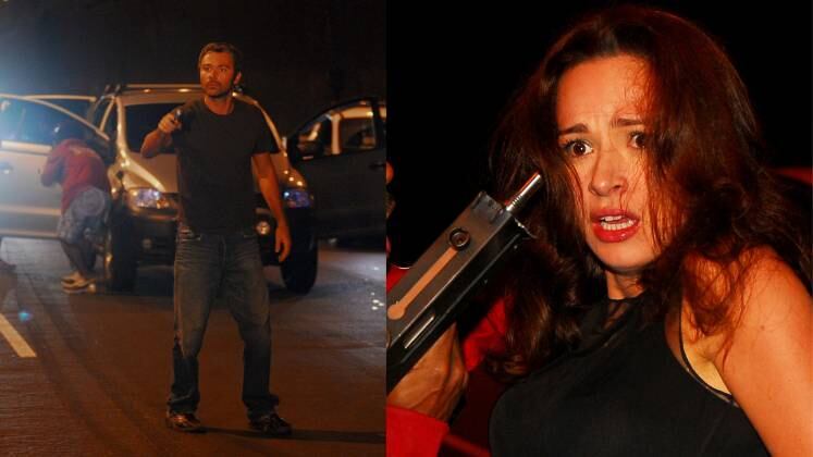 Em uma das primeiras ações que executa — roubar carros —, Nando depara-se com Catarina (Francisca Queiroz), mulher da alta sociedade que está acompanhada do marido e do pai. Este, Alcebíades (Nildo Parente), tenta reagir e é morto por ele