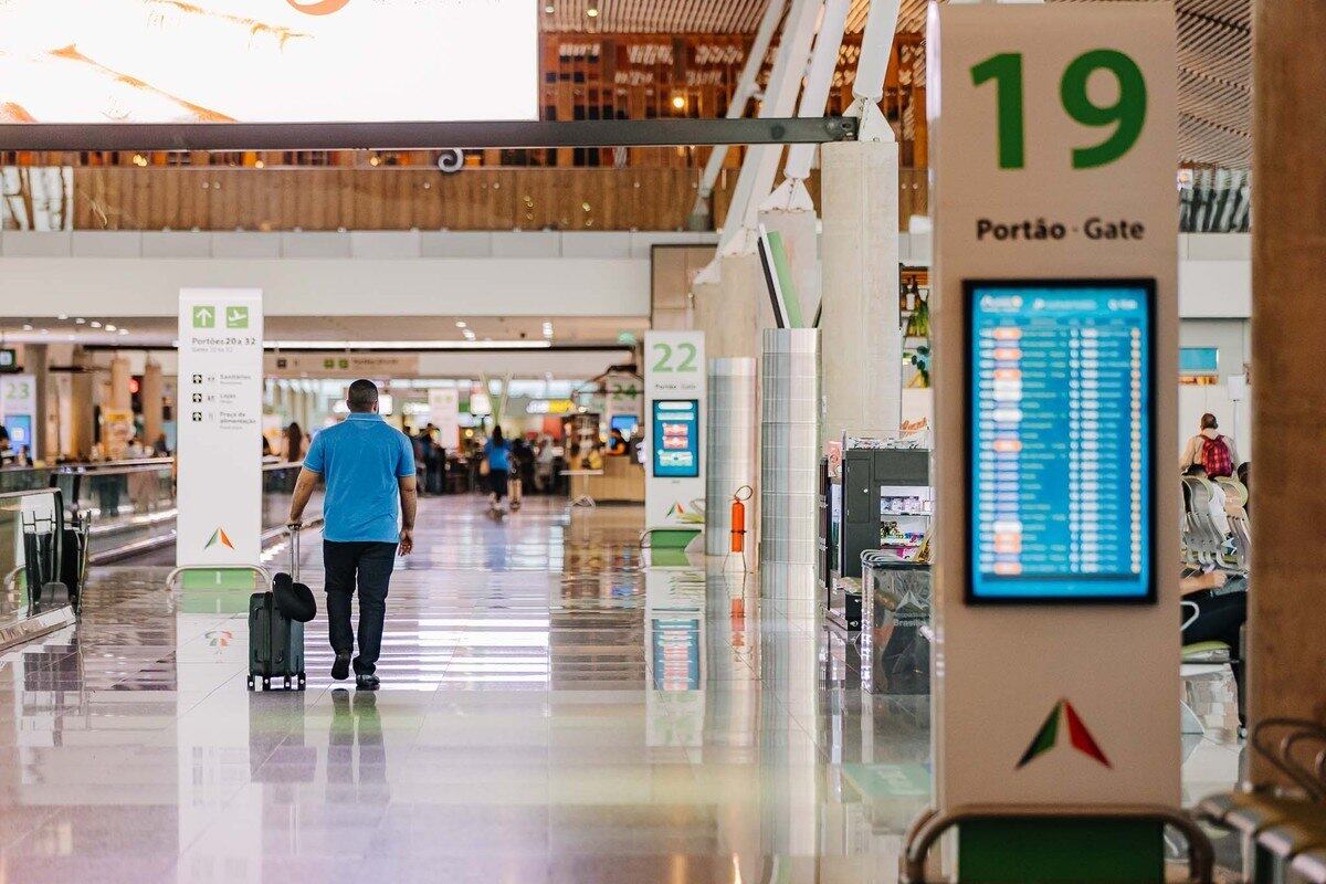 Saguão do Aeroporto de Brasília