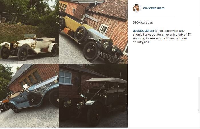 20. David Beckham

Já aposentado, o ex-meia é fã de modelos antigos e tem uma verdadeira coleção na garagem