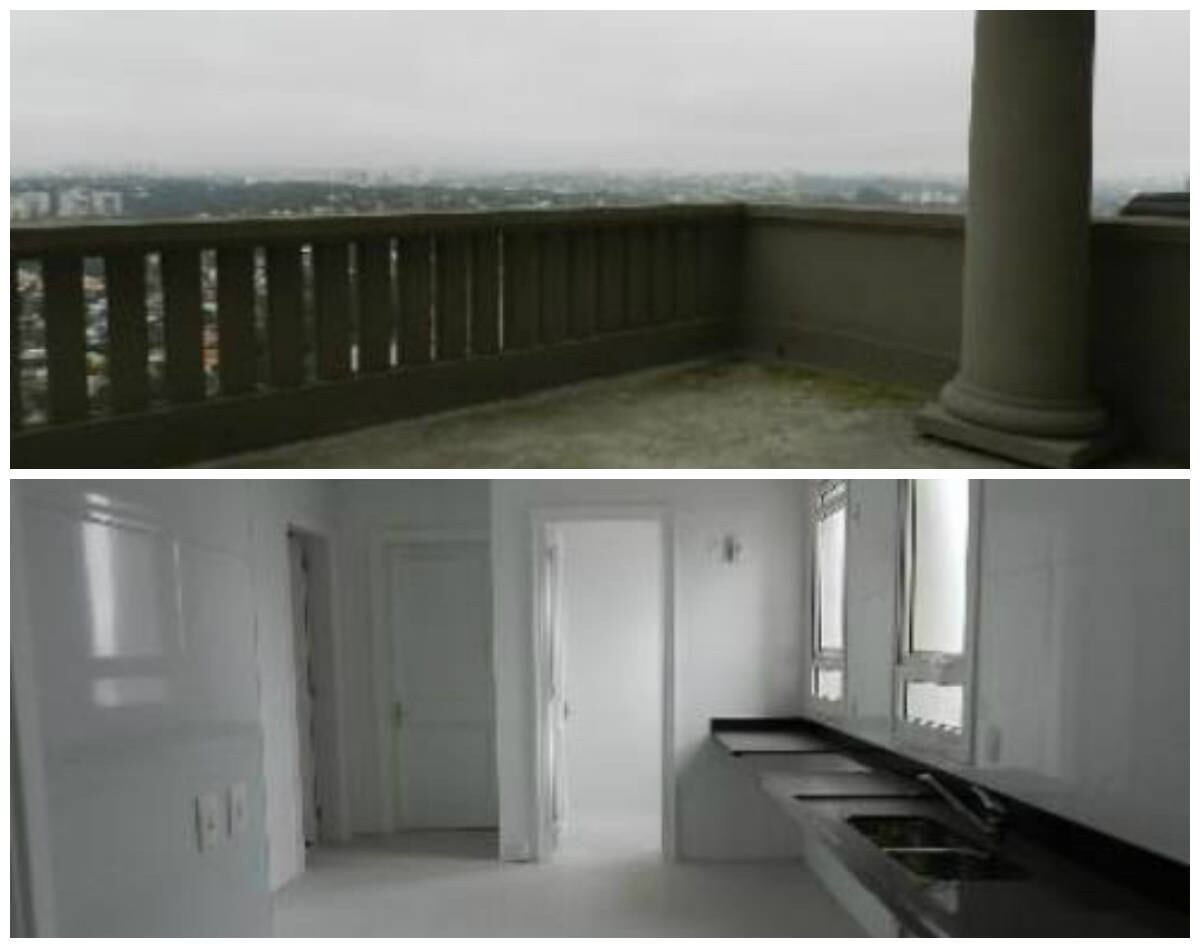 Também no Jardim Europa, essa cobertura, nunca habitada,
pode ser sua pela bagatela de R$ 31 milhões. O anúncio avisa que o pé direito é
alto, os espaços são amplos e há piscina, sauna e churrasqueira. O condomínio não é dos mais baratos: R$ 9.000 por mês