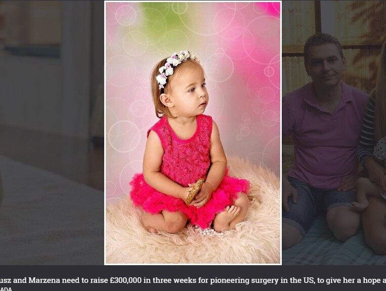 Victoria Komada nasceu com uma condição rara chamada hemimelia tibial, que fez ela nascer sem ossos na canela e com os joelhos e
tornozelos